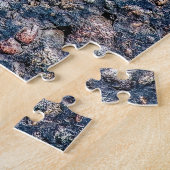 Eine Textur aus frischem Asphalt und Kieseln Puzzle (Seite)