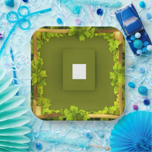 Eine Textur für eine 3-seitige Kubemap-Projektion Pappteller (Party)