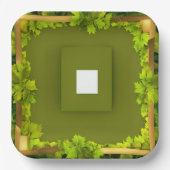 Eine Textur für eine 3-seitige Kubemap-Projektion Pappteller (Vorderseite)