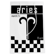 Eine Tierkreiszeichen-Geschenktasche für Widder