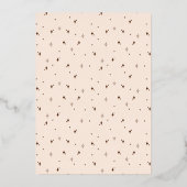 Eine Tini-Bit-ältere Geburtstagsparty Folieneinladung (Rückseite)