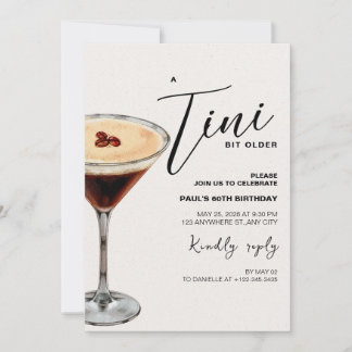 Eine Tini-Bit ältere Geburtstagsparty lädt ein Einladung