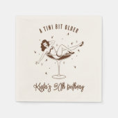 Eine Tini-Bit ältere Geburtstagsparty Serviette (Vorderseite)