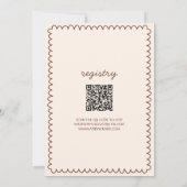 Eine Tini-Dusche auf dem Weg zum Kinderspiel Einladung (Rückseite)