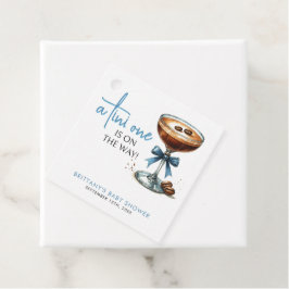 Eine Tini-Dusche befindet sich auf dem Weg Geschenkanhänger