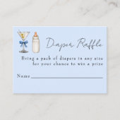 Eine Tini-Dusche befindet sich auf dem Weg zum Win Begleitkarte (Vorderseite)