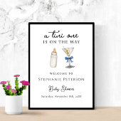 Eine Tini-Dusche befindet sich auf dem Weg zur Blu Poster