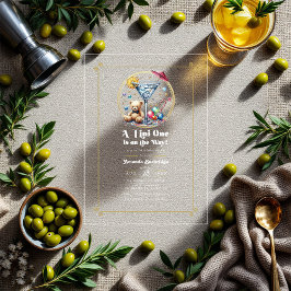 Eine Tini-Dusche ist auf dem Weg klar Acryleinladungen