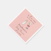 Eine Tini-Dusche ist die Art und Weise, wie Pink M Serviette (Ecke)