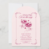 Eine Tini-Dusche ist unterwegs Einladung (Vorderseite)