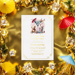 Eine Tini-Dusche ist unterwegs Folieneinladung