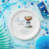 Eine Tini-Dusche ist unterwegs Pappteller (Party)