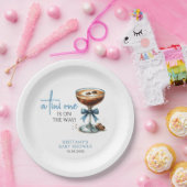 Eine Tini-Dusche ist unterwegs Pappteller (Party)