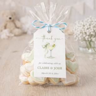 Eine Tini One Babyparty  Dankeschön Geschenkanhänger