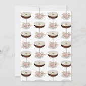 Eine Tini One Dusty Pink Espresso Martini Babydusc Einladung (Rückseite)