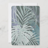 Eine Tini One Martini Pink Ribbon Girl Babydusche Einladung (Rückseite)