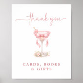 Eine Tini One Pink Bow Karten Bücher und Geschenke Poster (Vorne)