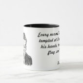 Eine Tinte skizzierte Wretch: H.L. Mencken Tasse (Zentrum)