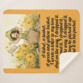 Eine Tisket-Taskforce - Kinderzimmer Rhyme Sherpa  Sherpadecke (Vorderseite (Horizontal))