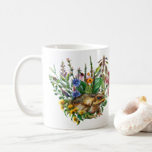 Eine Toad unter den Blume Tasse