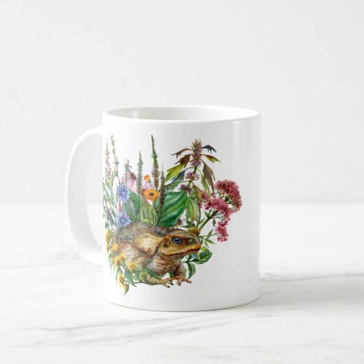 Eine Toad unter den Blume Tasse (Vorderseite Links)