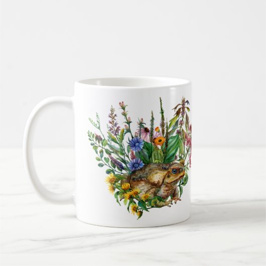 Eine Toad unter den Blume Tasse (Links)
