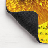 Eine Tochter hält eine Weile die Hand, aber Mousepad (Ecke)