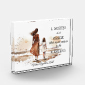 Eine Tochter ist ein Wunder Fotoblock (Links)