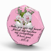 Eine Töchter Liebe für ihre Mutter Foto Block (Rechts)