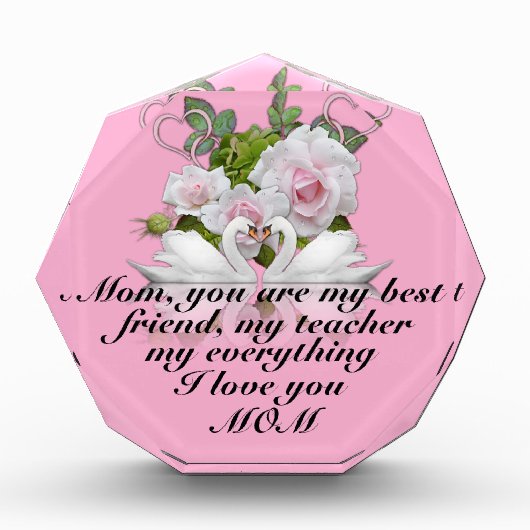 Eine Töchter Liebe für ihre Mutter Foto Block (Vorderseite)