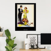 Eine tolle Aussicht auf ein Vintages Retro-Poster Poster (Heimbüro)