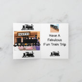 Eine tolle 🚂 dankeskarte (Innenseite)