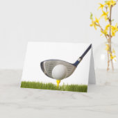 Eine tolle Golfkarte Karte (Gelbe Blume)