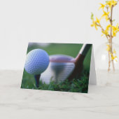 Eine tolle Golfkarte Karte (Gelbe Blume)