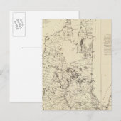 Eine topographische Karte (Vorne/Hinten)