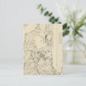 Eine topographische Karte (Stehend Vorderseite)