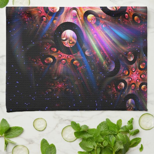 Eine Toroid-Affäre Küchentuch (Gefaltet)