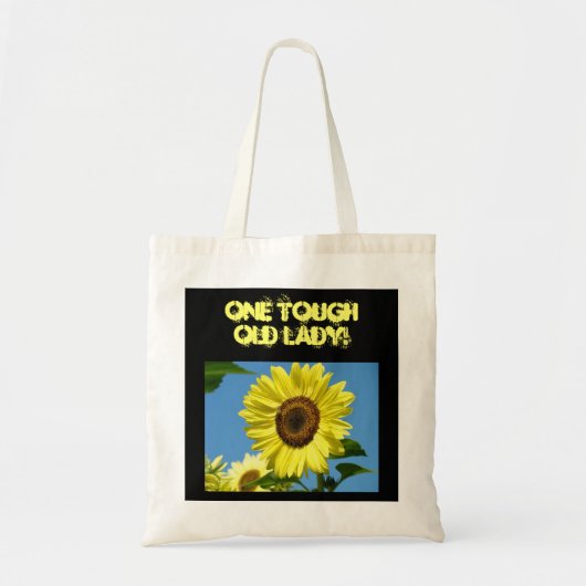 Eine Touch alte Dame! Tote Tasche Geschenke Sonnen (Vorne)