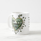 Eine Touch der Eleganz: Glücklicher Muttertag. Kaffeetasse (Vorderseite Links)