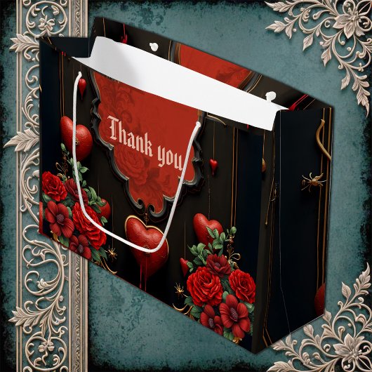Eine Touch der Gotik, des Herzens und der ewigen V Große Geschenktüte