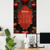 Eine Touch der Gotik, des Herzens und der ewigen V Poster (Heimbüro)