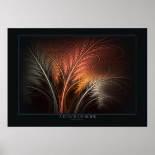 Eine Touch der Hoffnung drucken Poster