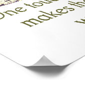 Eine Touch der Natur Poster (Ecke)