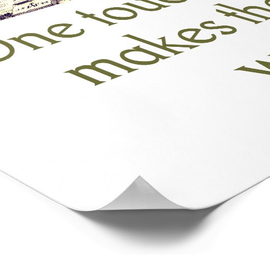 Eine Touch der Natur Poster (Ecke)