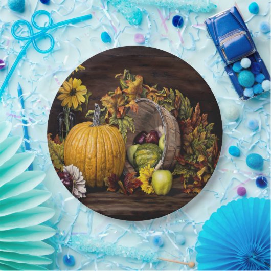 Eine Touch der Teller des Herbstpapiers 9" (Party)