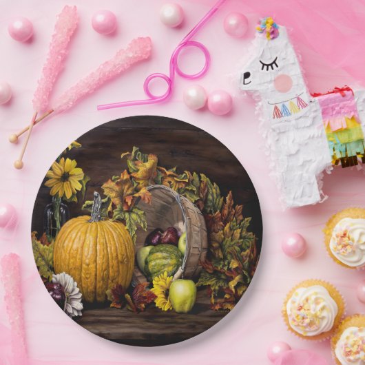 Eine Touch der Teller des Herbstpapiers 9" (Party)