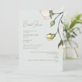 Eine Touch des botanischen Brautparty aus der Blüt Einladung (Stehend Vorderseite)