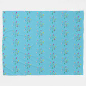 Eine Touch des Paradieses Fleecedecke (Vorderseite (Horizontal))