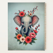 Eine Touch des Sommers: Der Babyelefant Planer (Rückseite)