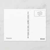 "Eine Touch des Spaßes" Handmassager / KatzenComic Postkarte (Rückseite)